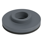 Flowline LM53-4855 Adhesive tank top fitting for mounting 1.5 inch NPT without cutting hole, PVC