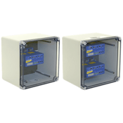 Flowline LM92-2202 Double NEMA box, windowed, 35mm rail, PC
