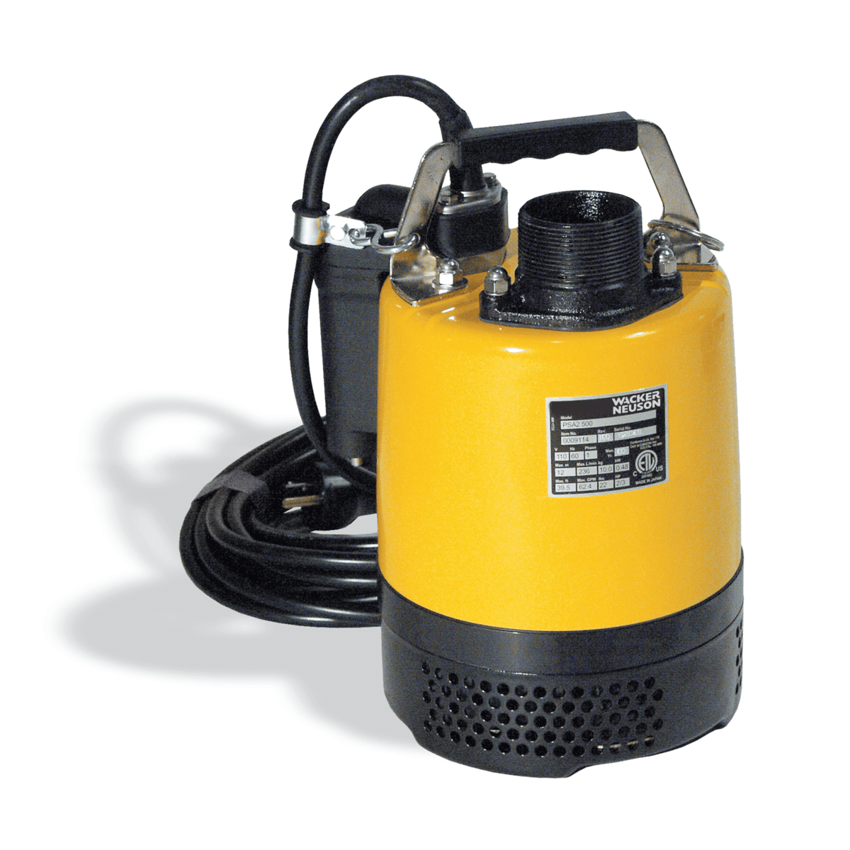 2" PSA2 500 110 Volt, 2/3HP Submersible Pump with Float and 32' Cord