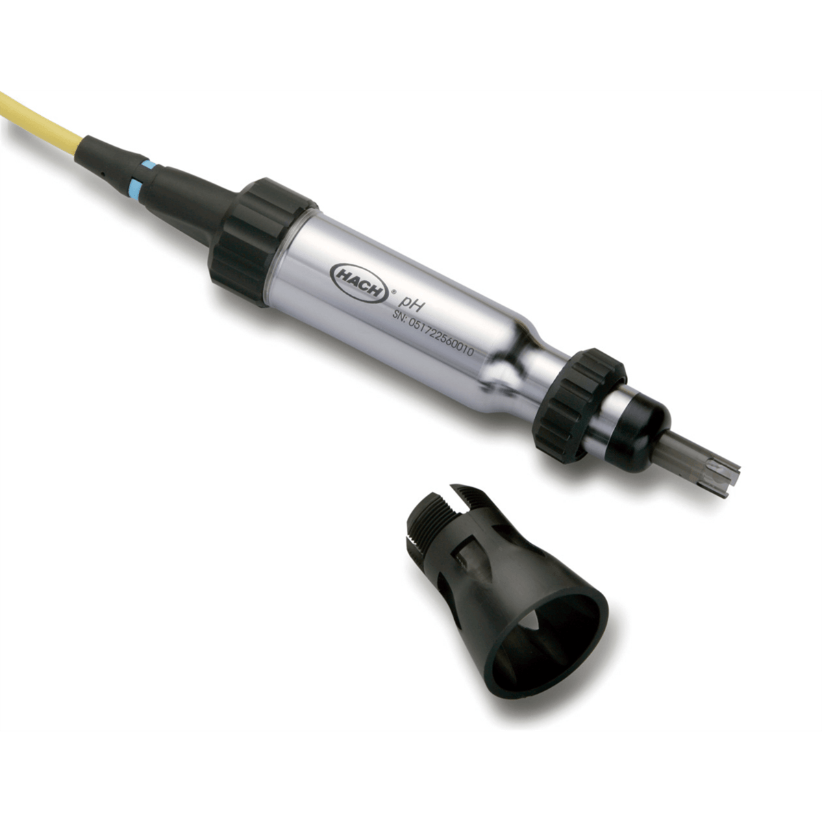 Hach IntelliCAL PHC101 Field Low Maintenance Gel Filled pH Electrode, 5 m Cable, PHC10105