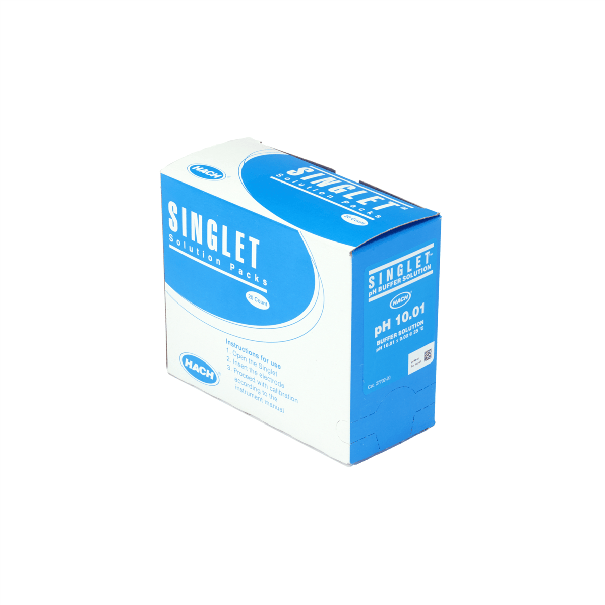 Hach SINGLET™ Single-Use pH Buffer, pH 10.01, pk/20, 2770220