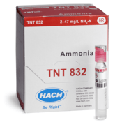 Hach Ammonia TNTplus Vial Test, HR, 2-47 mg/L NH₃-N , 25 Tests, TNT832