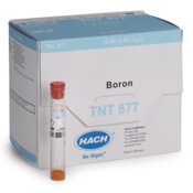 Hach Boron TNTplus Vial Test, 0.05-2.50 mg/L B , 25 Tests, TNT877