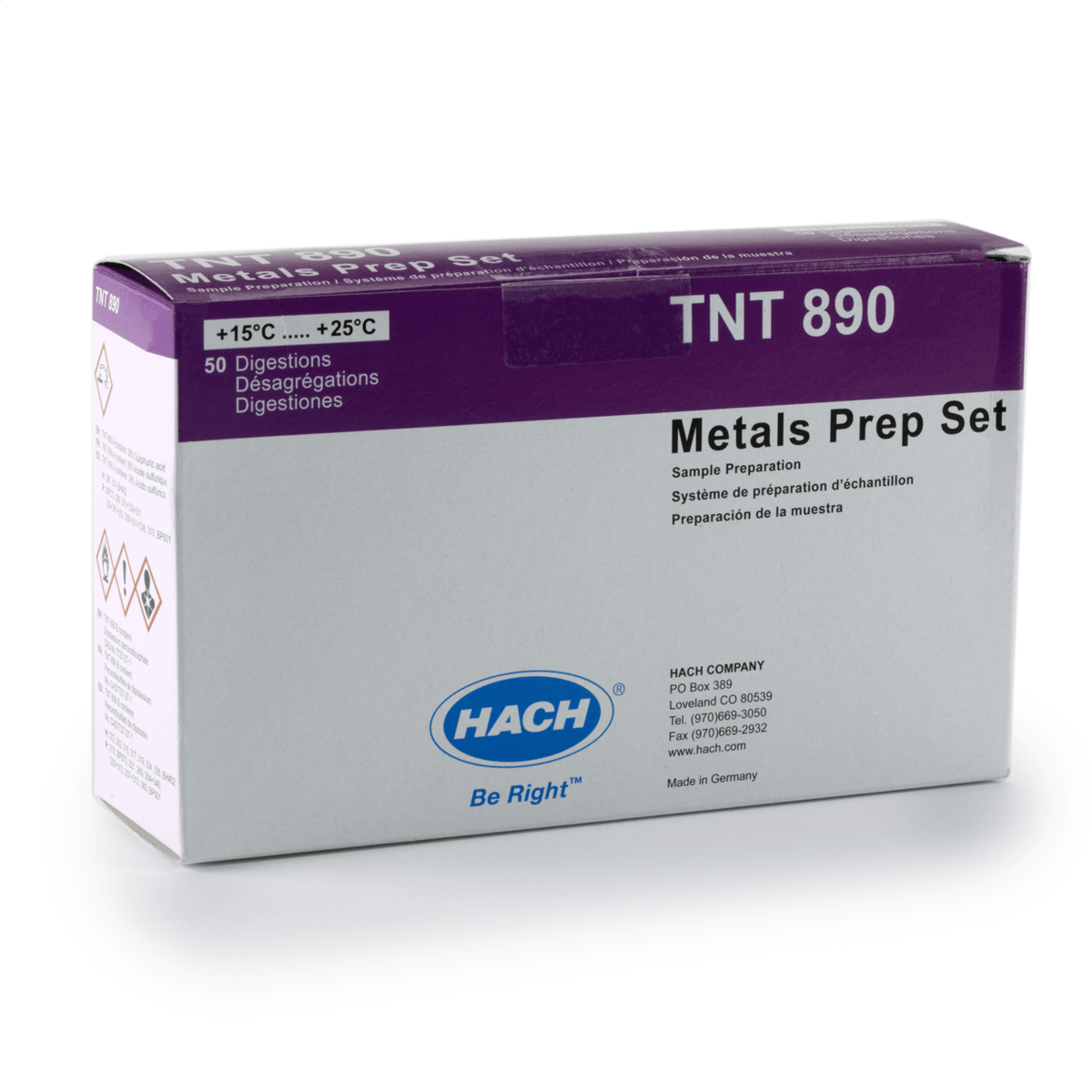 Hach Metals Prep Set TNTplus, TNT890
