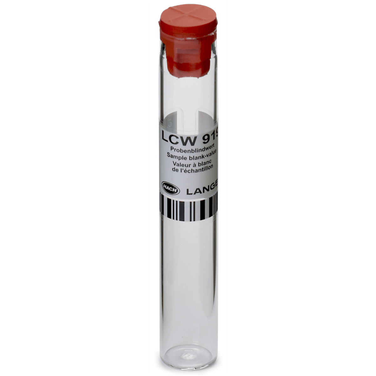 Hach Sample Blank Vials for TNTplus Vial Test, pk/5, TNT919