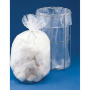 SP Bel-Art Clavies Transparent Polyethylene Autoclavable Bags, 8" x 15", Pack of 100