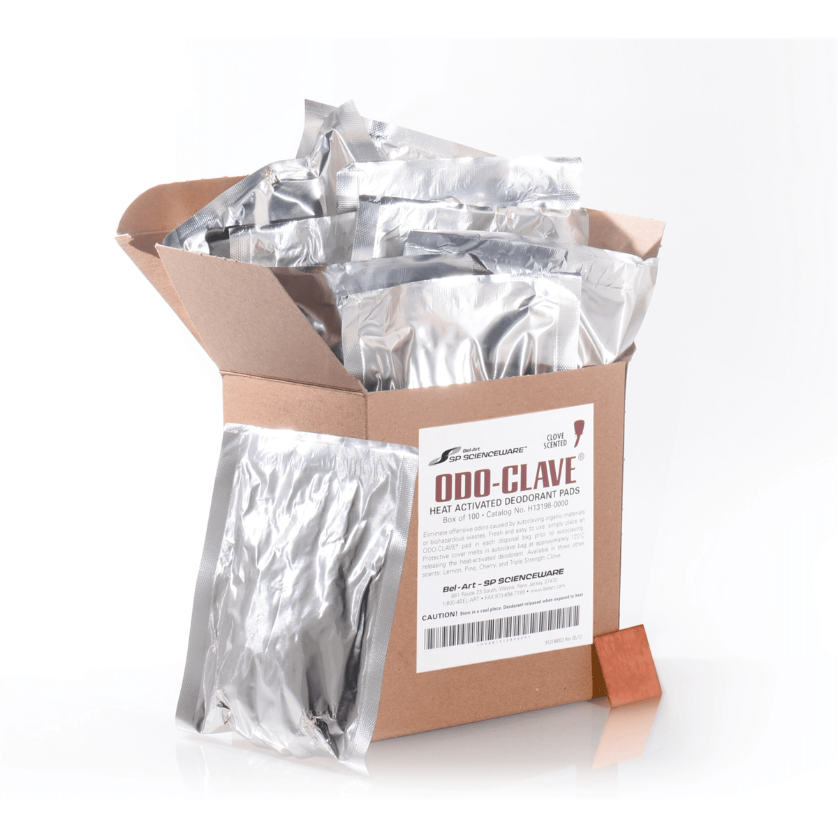 SP Bel-Art Odo-Clave Autoclave Deodorizer, Clove Scent, Pack of 100