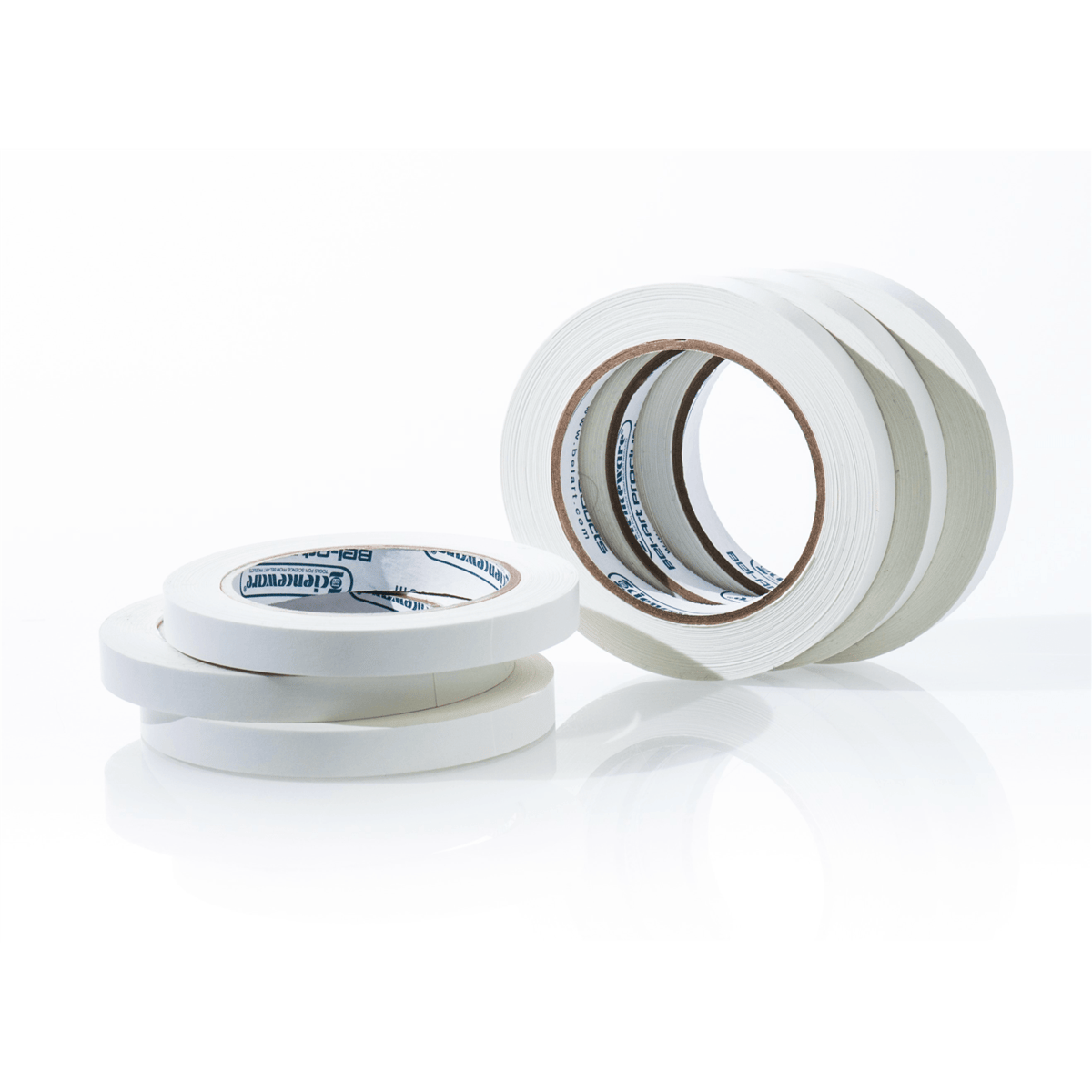 SP Bel-Art Write-On White Label Tape, 40 yd Length, 1/2" Width, 3" Core, Pack of 6