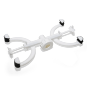 SP Bel-Art Polypropylene Double Burette Clamp for 1/2" Support Rod