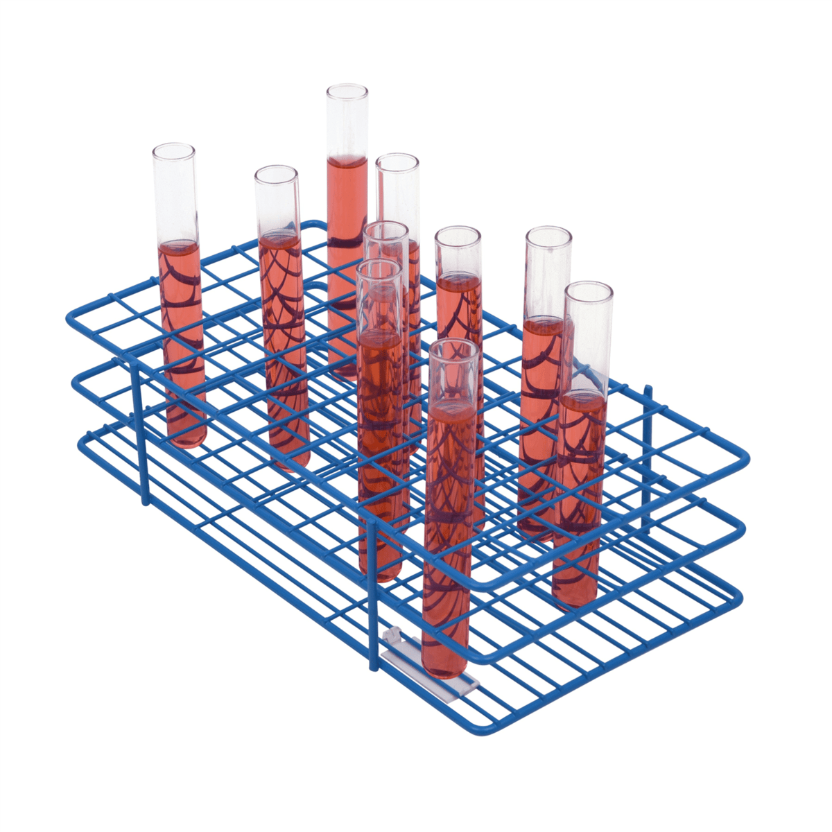 SP Bel-Art Poxygrid Test Tube Rack, for 13-16 mm Tubes, 72 Places, Blue