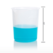 SP Bel-Art Large Volume 10,000 mL Polypropylene Graduated Beaker, 200 mL Graduation