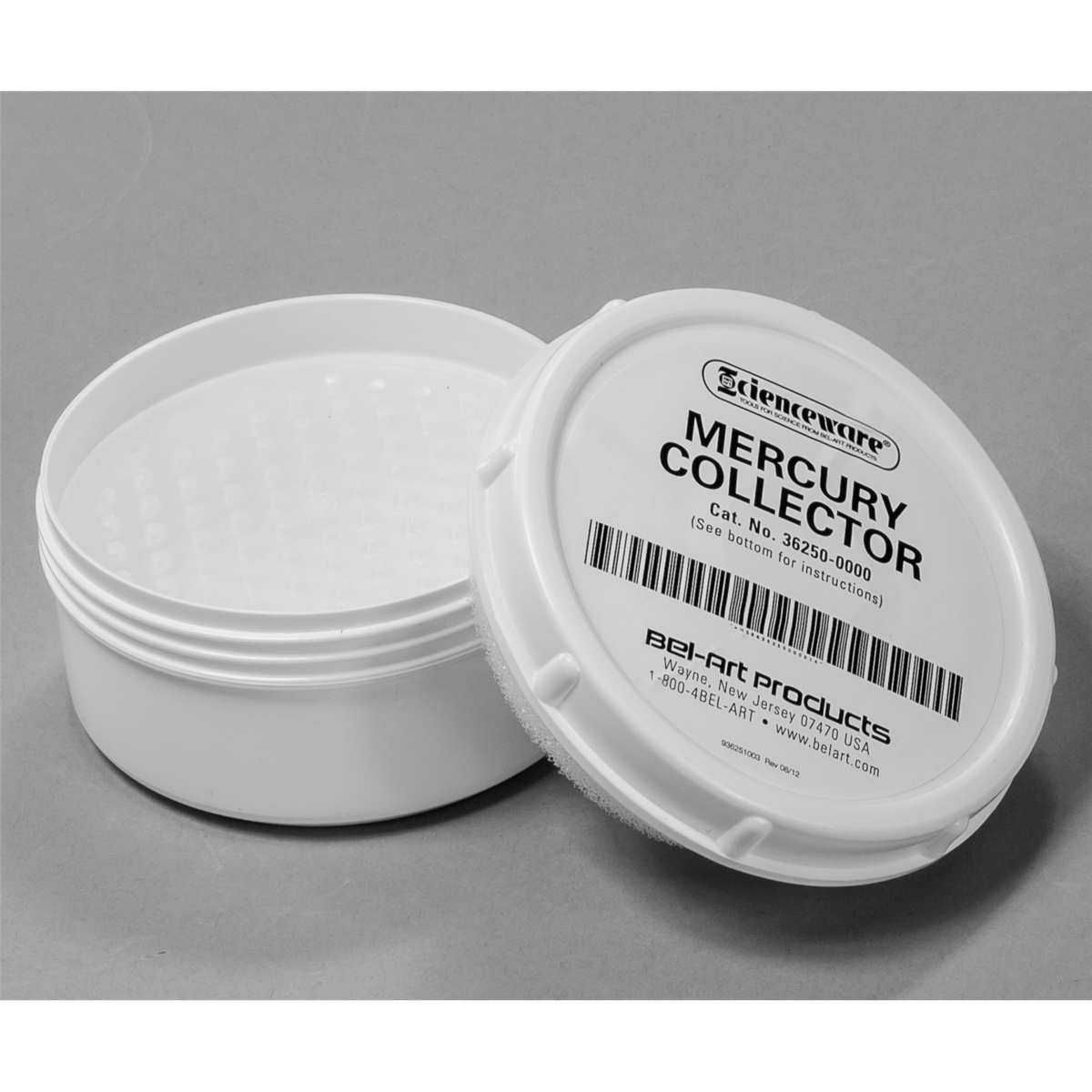 SP Bel-Art Mercury Collector, 125 mL, 4-1/8" x 2"