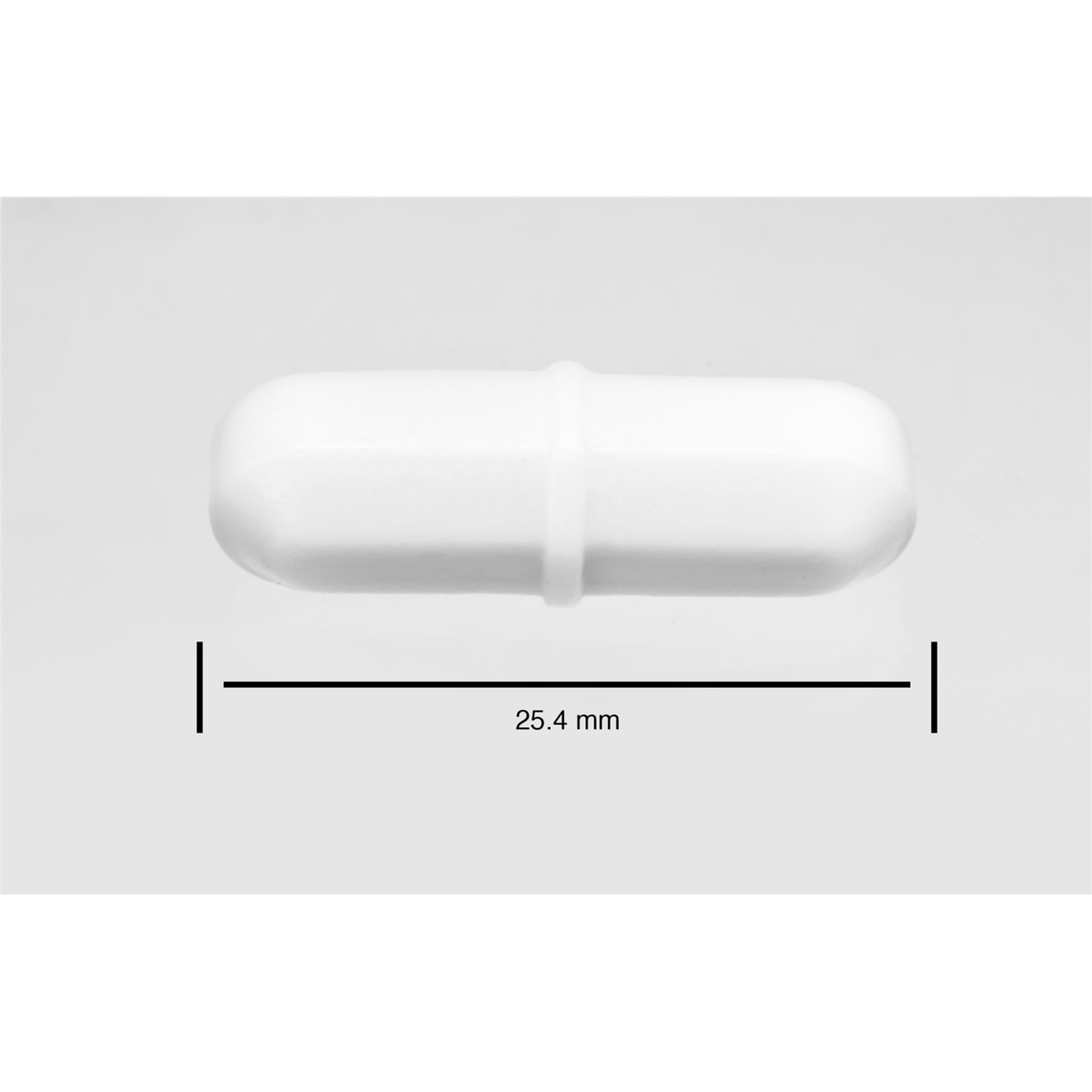 SP Bel-Art Spinbar Teflon Octagon Magnetic Stirring Bar, 25.4 mm x 8 mm, White