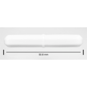 SP Bel-Art Spinbar Teflon Octagon Magnetic Stirring Bar, 50.8 mm x 8 mm, White