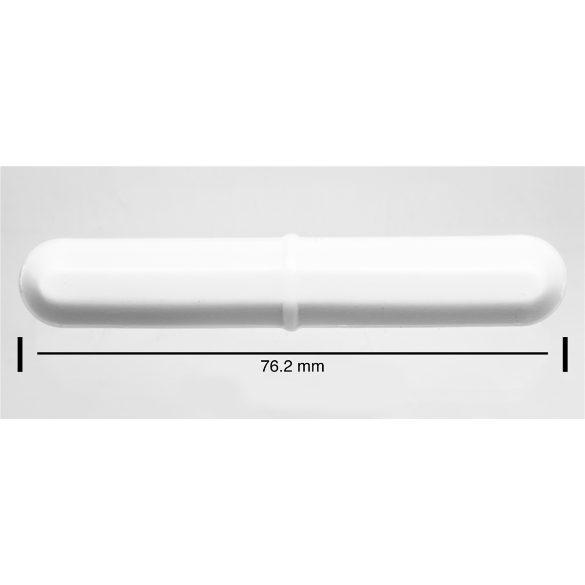 SP Bel-Art Spinbar Teflon Octagon Magnetic Stirring Bar, 76.2 mm x 12.7 mm, White