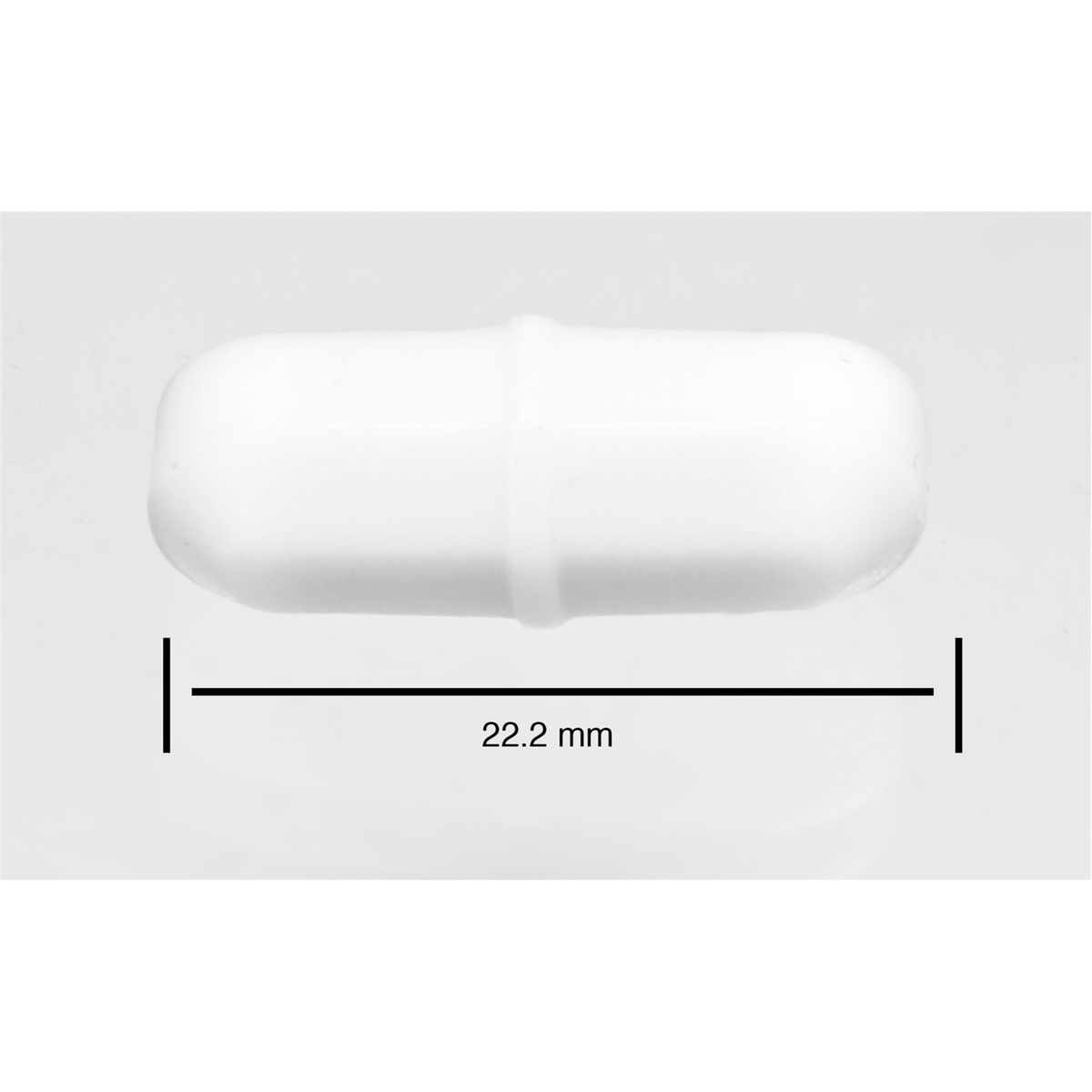 SP Bel-Art Spinbar Teflon Octagon Magnetic Stirring Bar, 22.2 mm x 8 mm, White