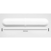 SP Bel-Art Spinbar Teflon Octagon Magnetic Stirring Bar, 50.8 mm x 9.5 mm, White