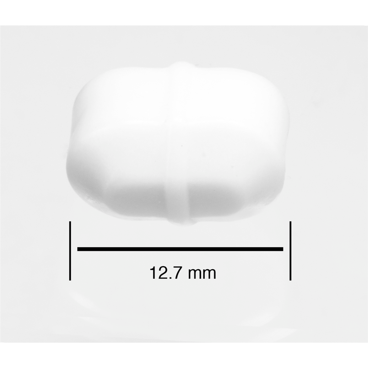 SP Bel-Art Spinbar Teflon Octagon Magnetic Stirring Bar, 12.7 mm x 8 mm, White