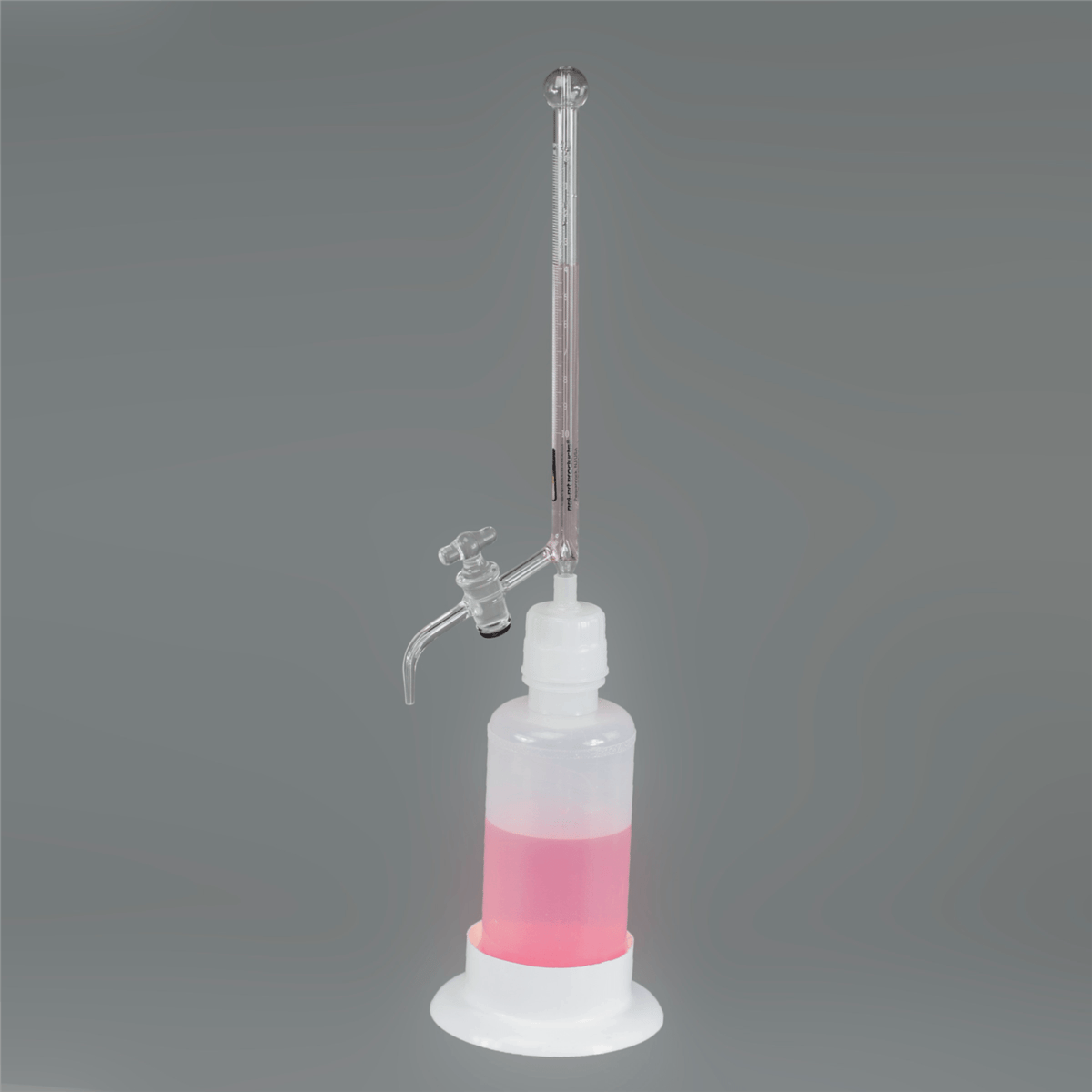 SP Bel-Art Borosilicate Glass 10 mL Automatic Self Zeroing Burette, 500 mL Reservoir