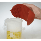 SP Bel-Art The Original Hot Hand Protector, Silicone, 10 cm x 19 cm, Red