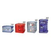 SP Bel-Art Secador Clear 1.0 Vertical Desiccator Cabinet, 0.7 Cubic Feet