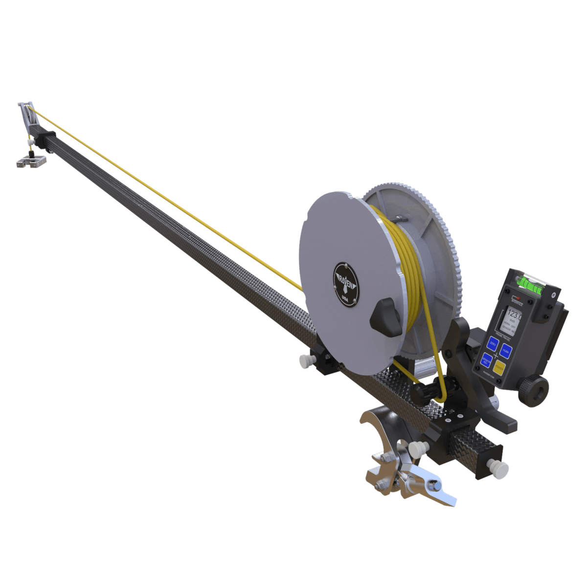 Raven Filter Media Manager, 25 ft (7.6m) Cable, Round Rail Clamp
