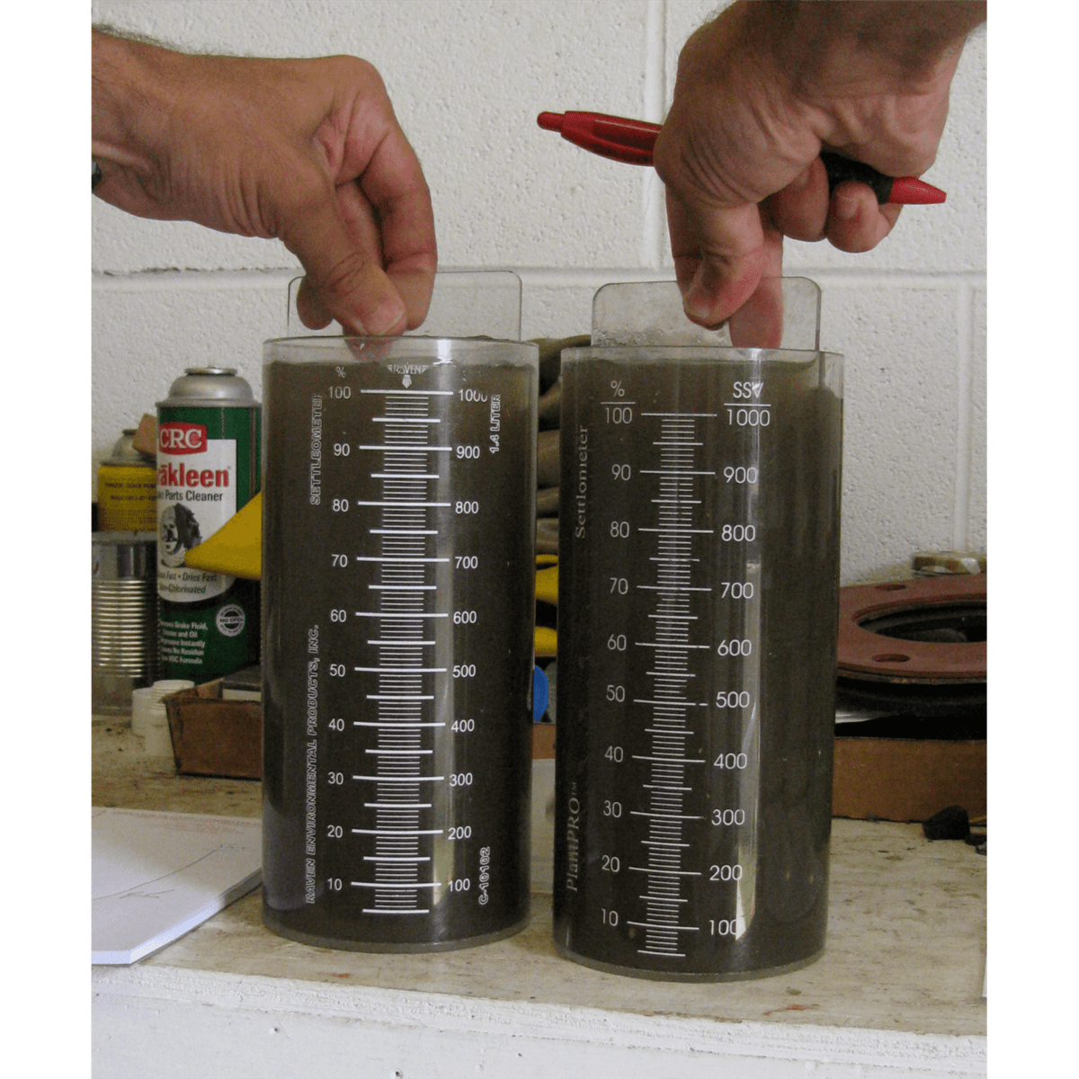 Raven Settleometer Kit - Beeker, Lid, Paddle