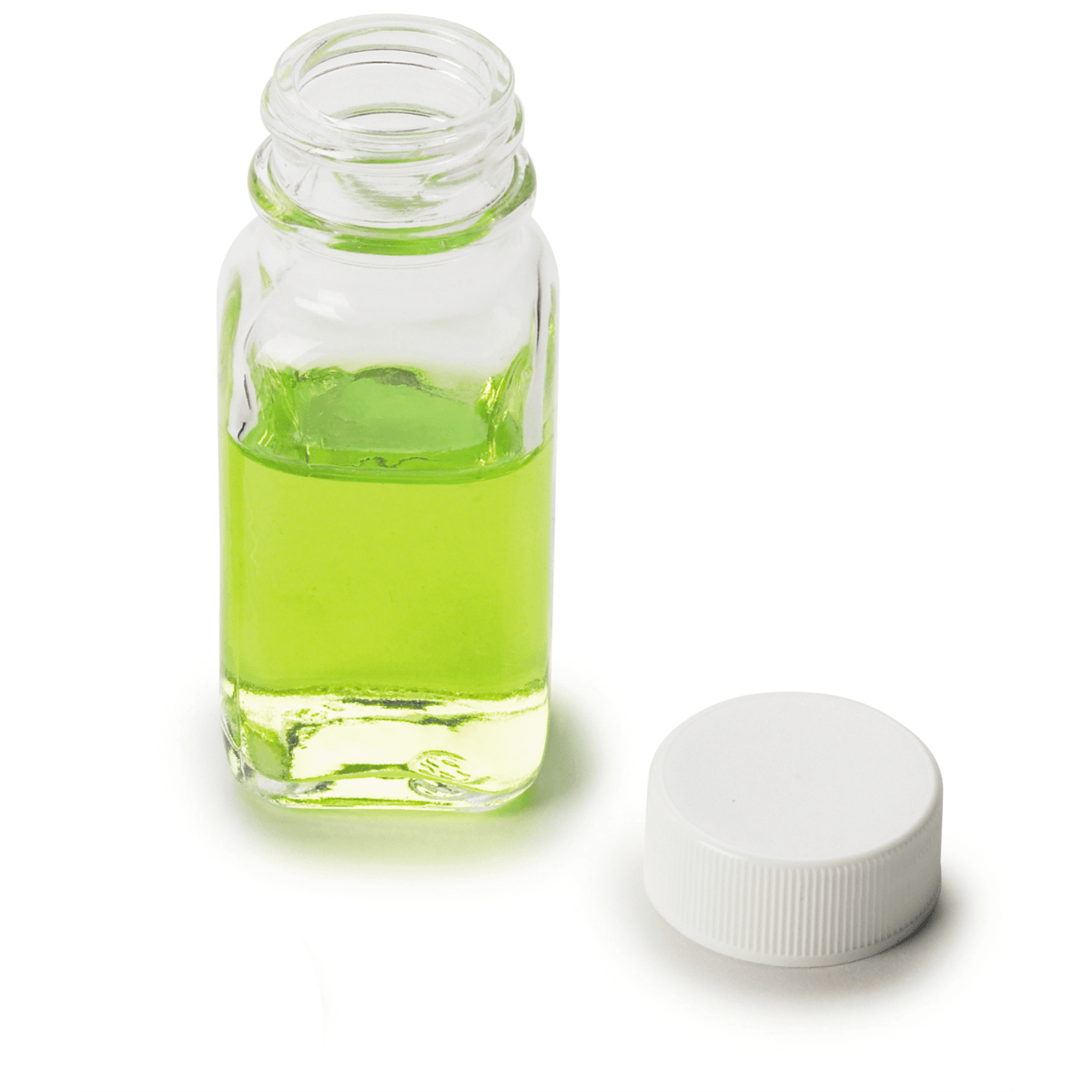 Hach Square Glass Bottle, 29 mL, 6/pk, 43906