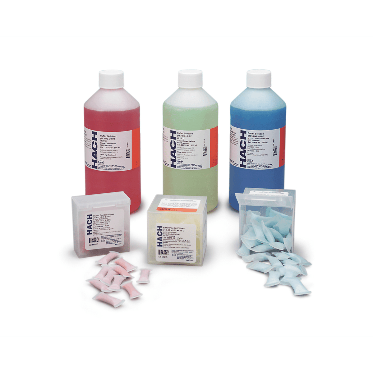 Hach Buffer Powder Pillows, pH 8.30, 50 mL, pk/25, 89868