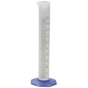 Hach Cylinder, Graduated, Polypropylene, 10mL +-0.1 mL, 0.2mL divisions, 108138