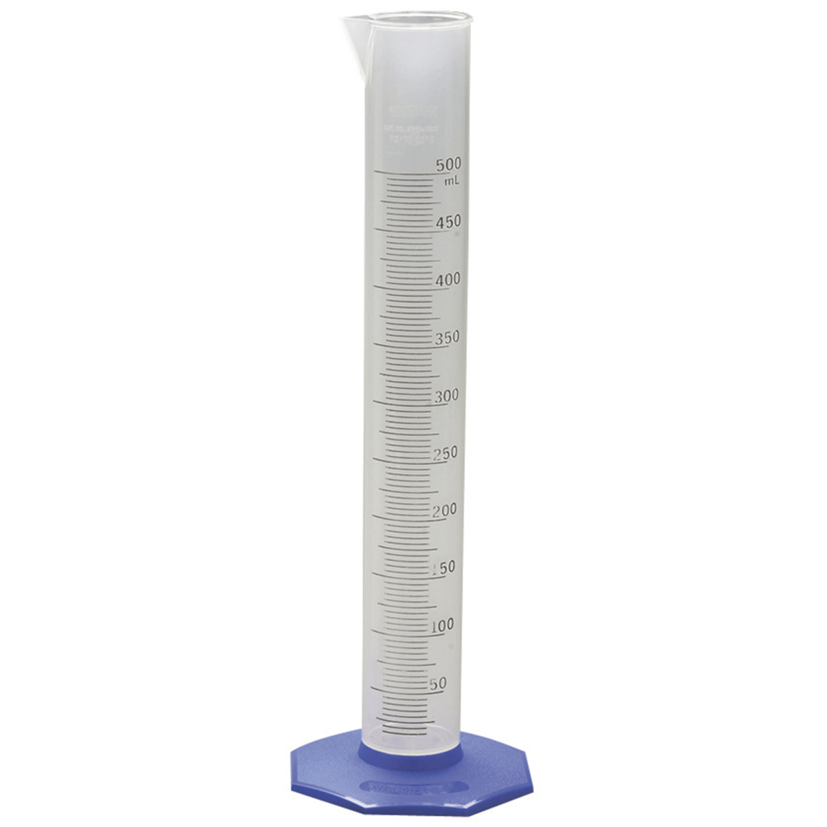 Hach Cylinder, Graduated, Polypropylene, 100 mL +-0.6 mL, 1.0 mL divisions, 108142