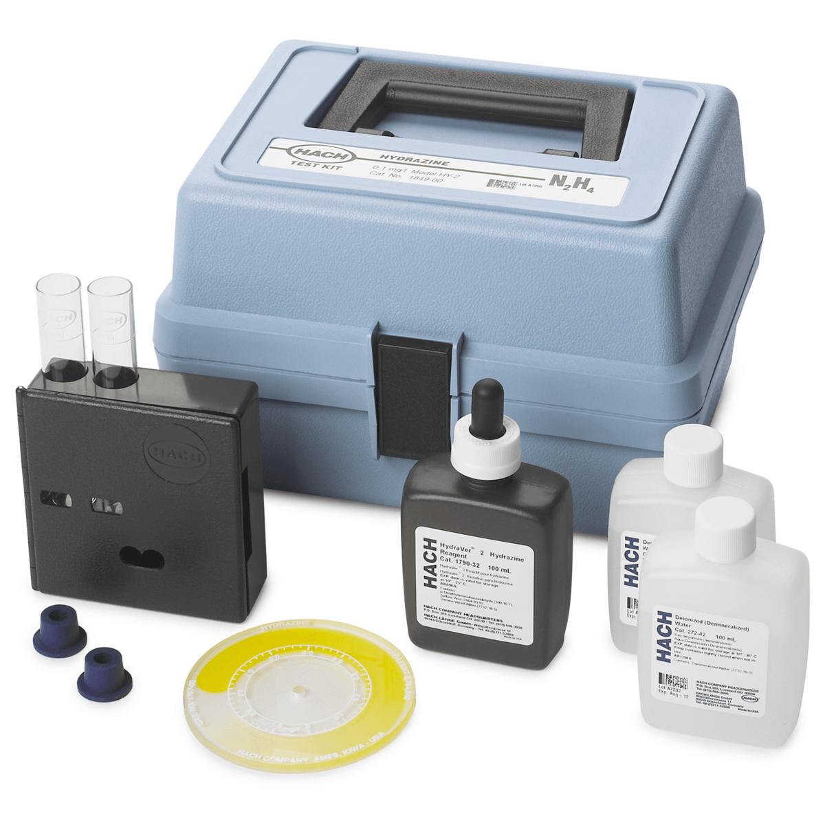 Hach Hydrazine Color Disc Test Kit, Model HY-2, 184900