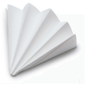 Hach QT Filters, Pleated, Pore Size 2 - 3 µm, Diameter 125 mm, 100/pk, Quantitative, 189457