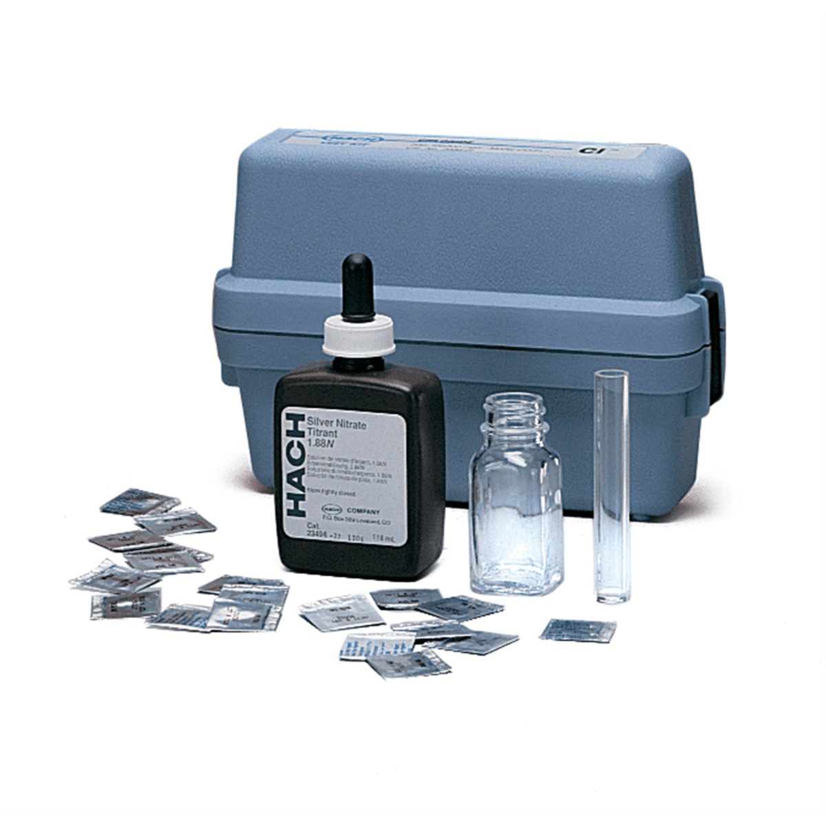 Hach Chloride Test Kit, Model CD-51, 208601