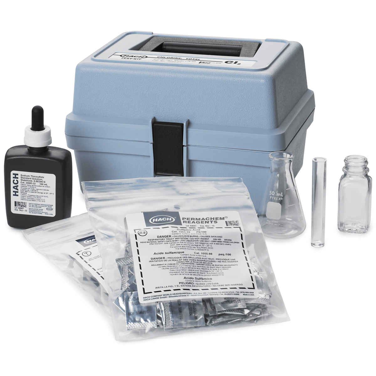 Hach Chromium Test Kit, Model CH-14, 222702