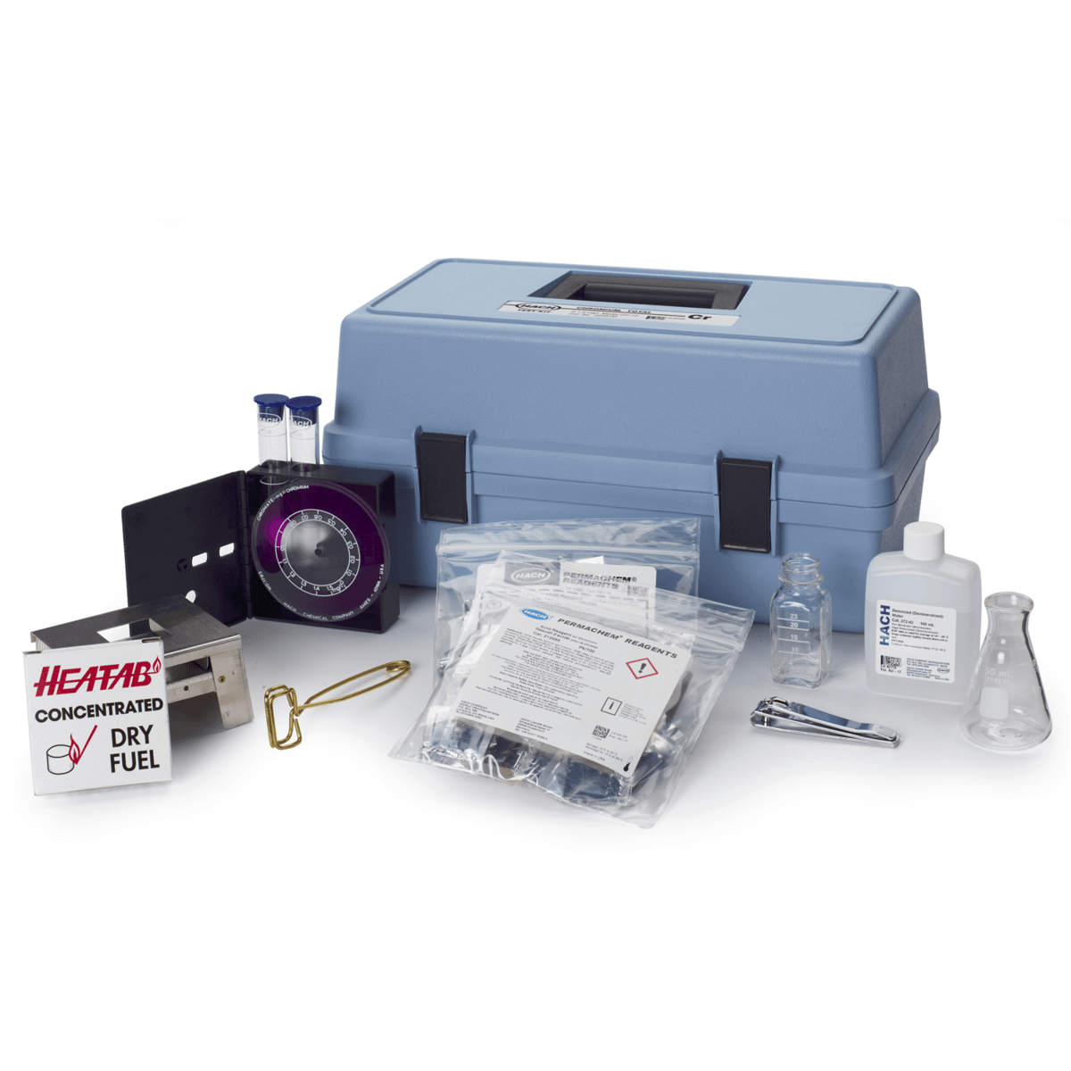 Hach Chromium Test Kit, Model CH-12, Color Disc, 0.1-1.3 mg/L Cr, 222800