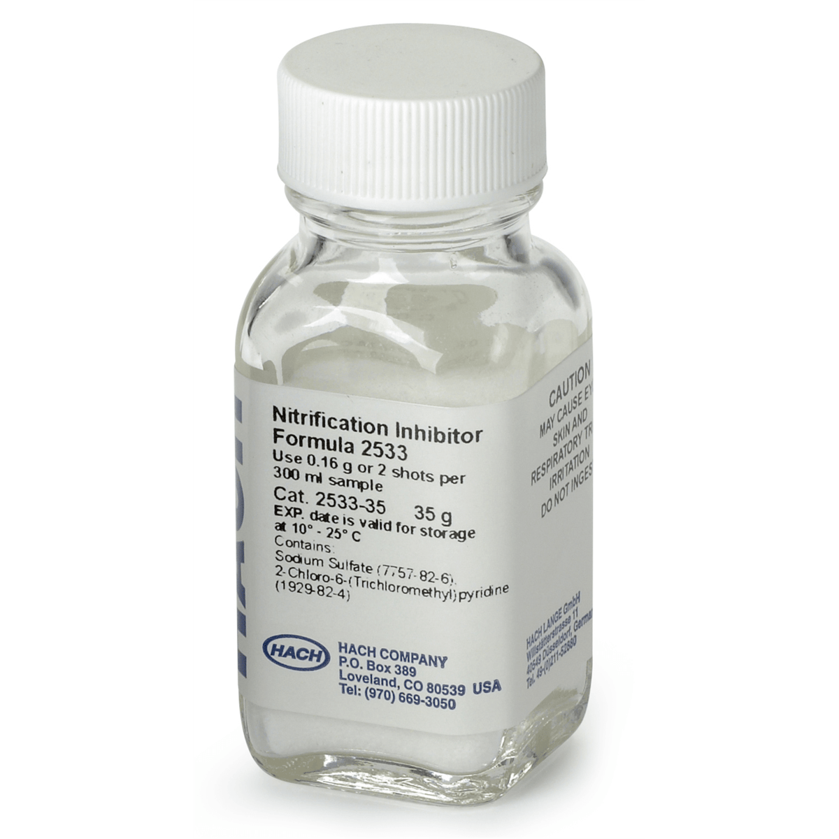 Hach Nitrification Inhibitor for BOD, Formula 2533™, TCMP, 35 g, 253335