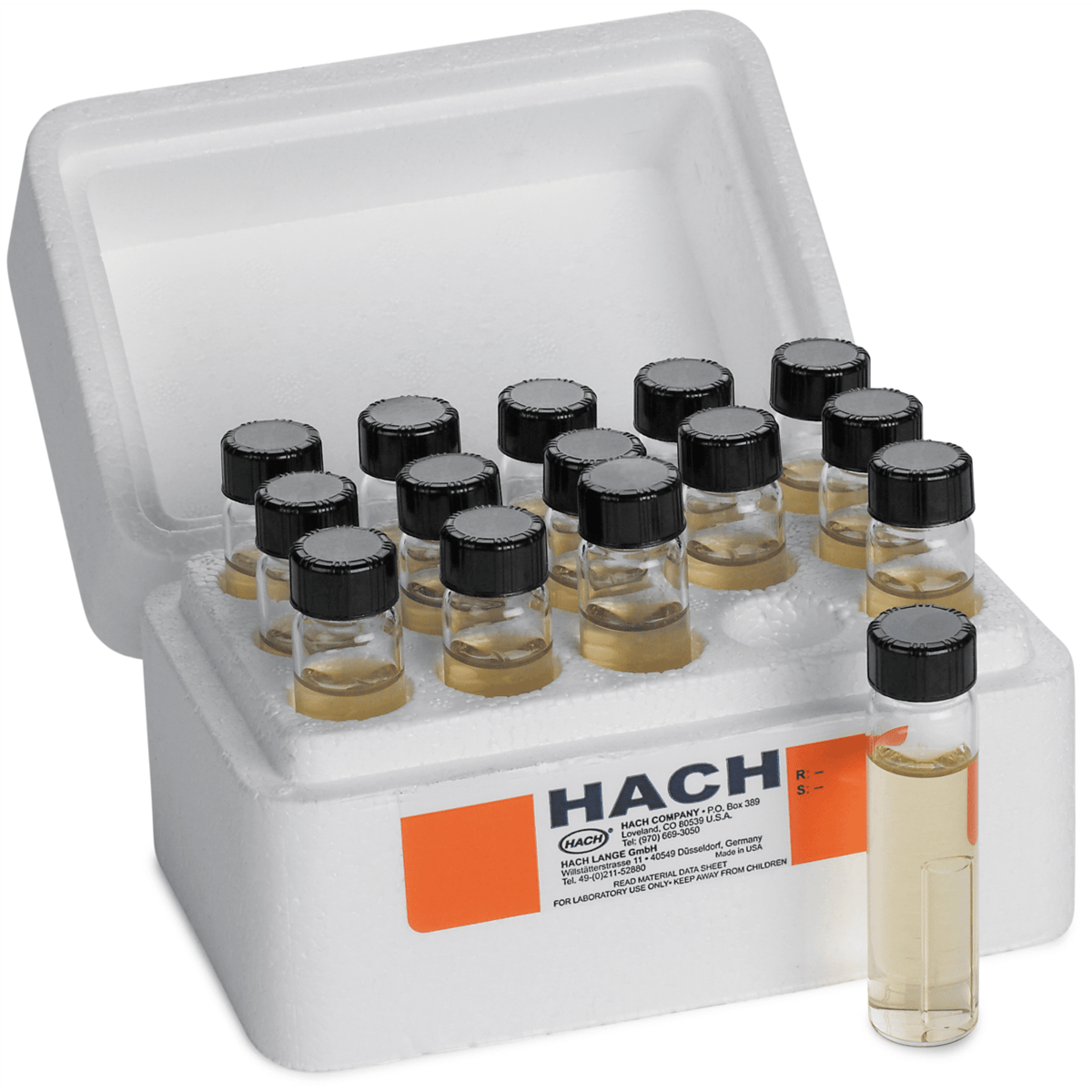 Hach EC Medium MPN Tubes, 15/pk, 1410415