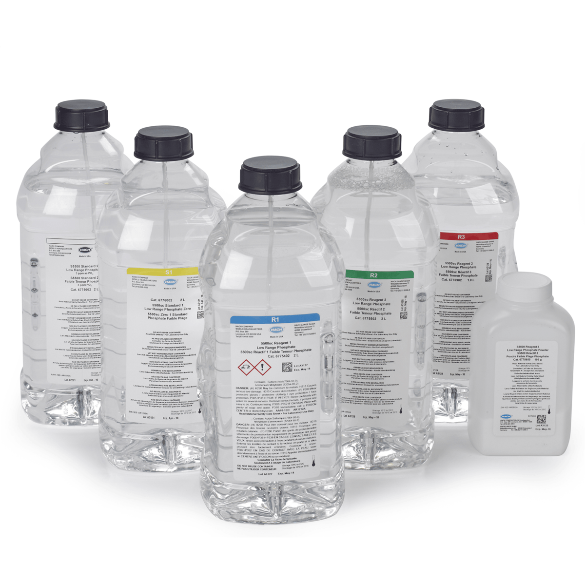 Hach 5500sc Phosphate Low Range Reagent Set, 2035400