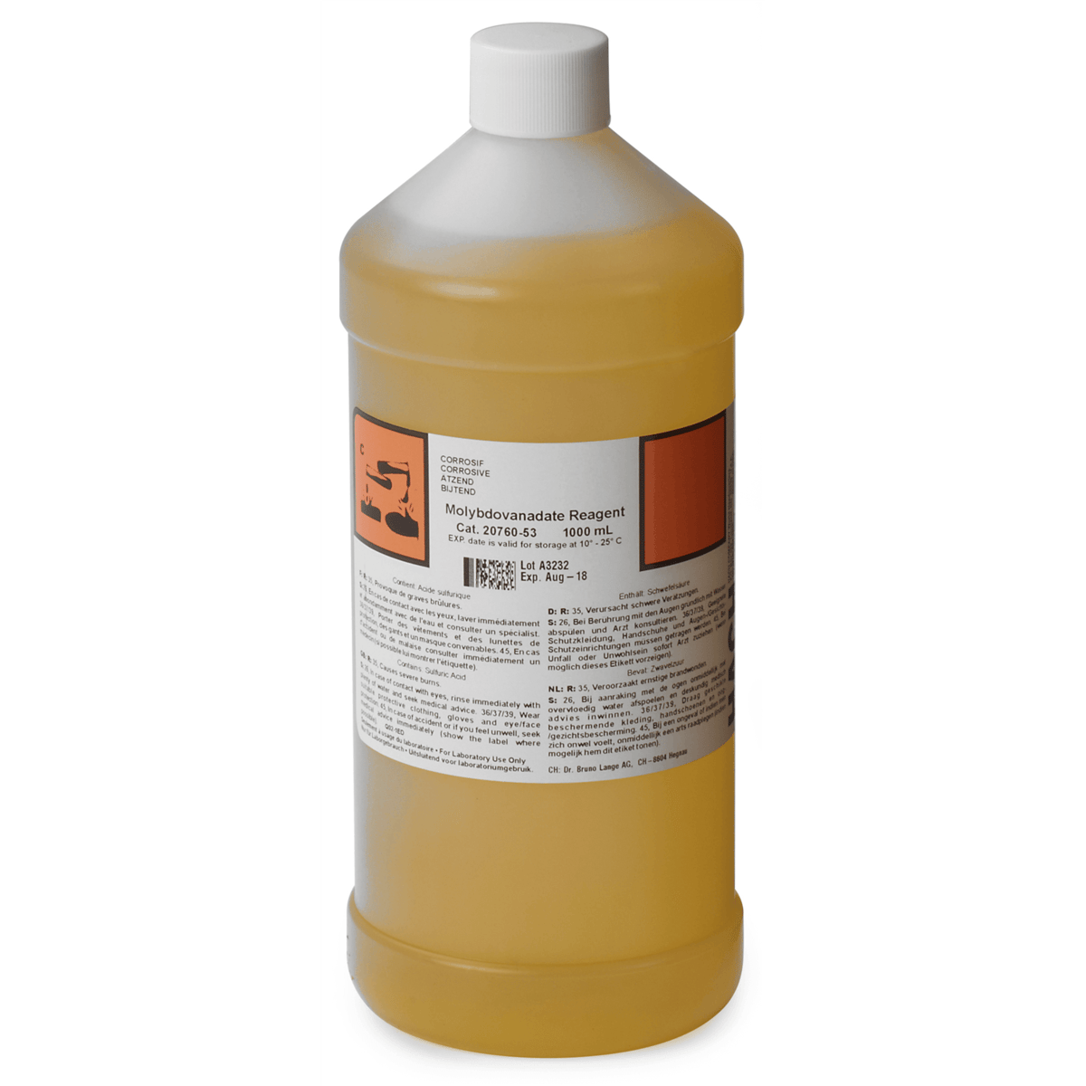 Hach Molybdovanadate Reagent, 1 L, 2076053
