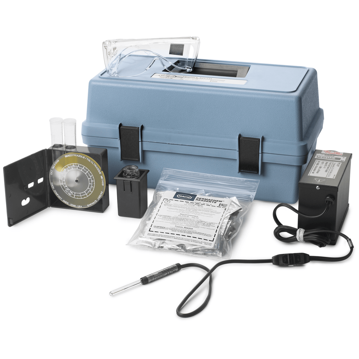 Hach Triazole Test Kit, Model TZ-1, w/ 115 Vac UV Lamp & Power Supply, 2167500