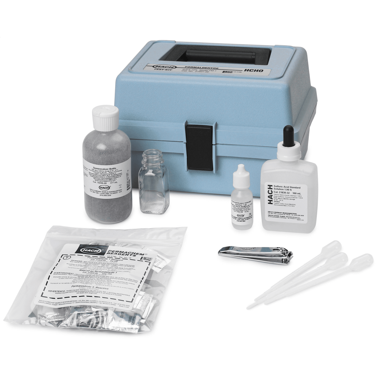 Hach Formaldehyde Test Kit, Model FM-1, 2183100