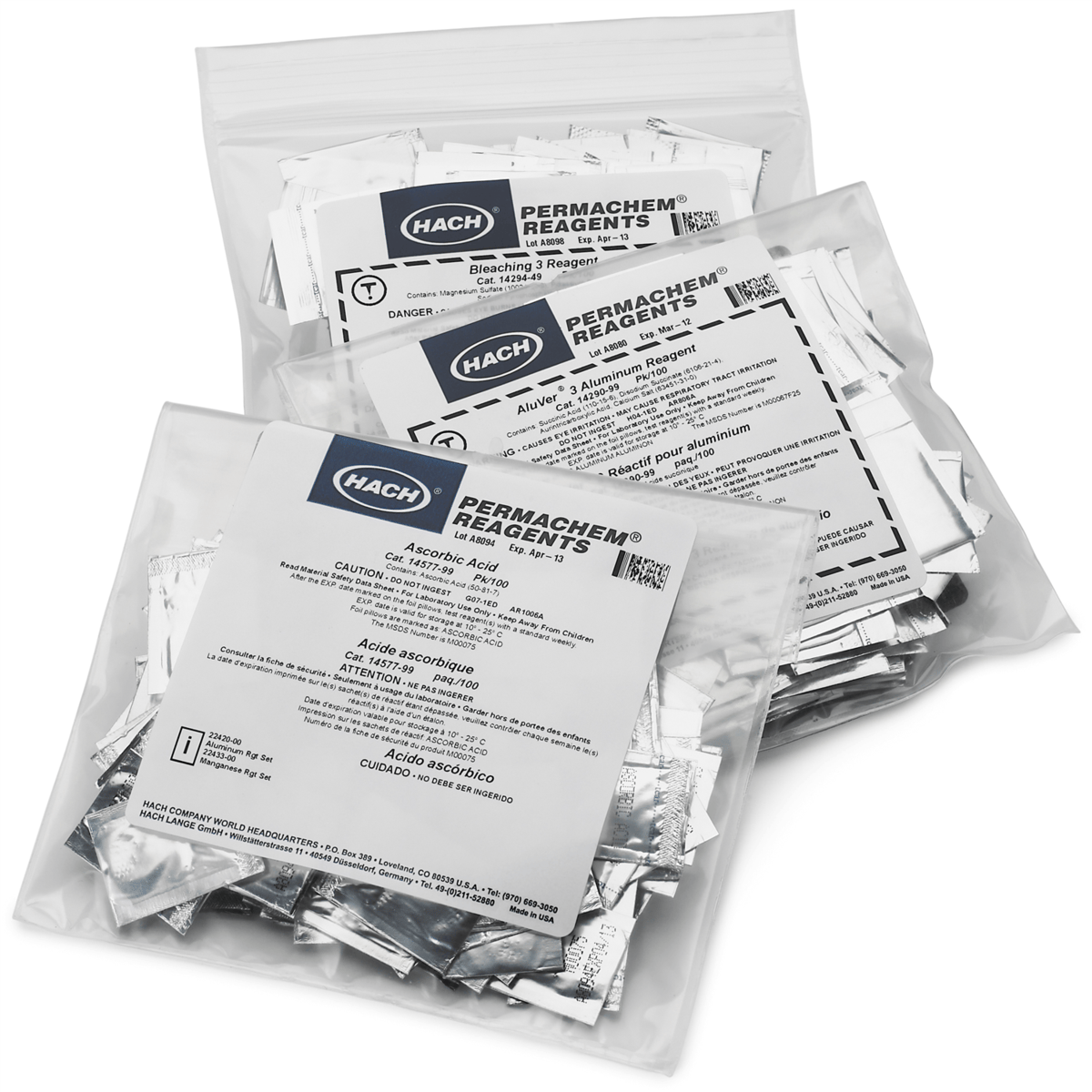 Hach Aluminum Reagent Set, Aluminon, 2242000