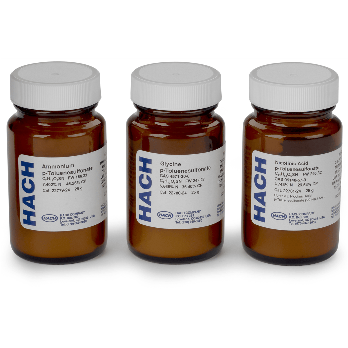 Hach Nitrogen Primary Standard, set of 3, 2277800