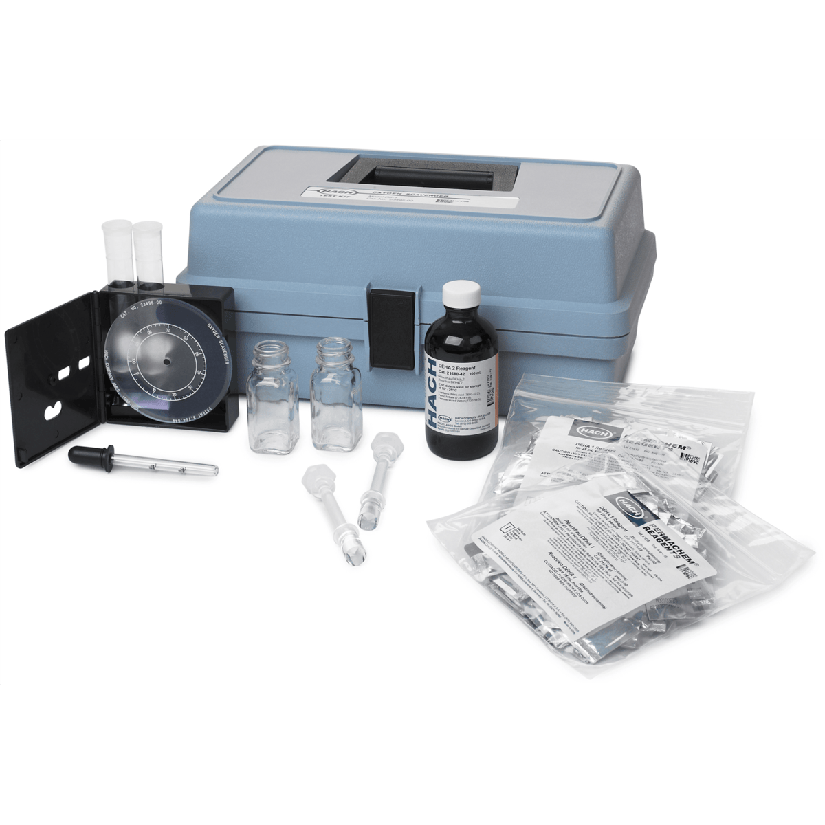 Hach Oxygen Scavenger Test Kit, Model OS-1, Color Disc, 50 tests, 2349500