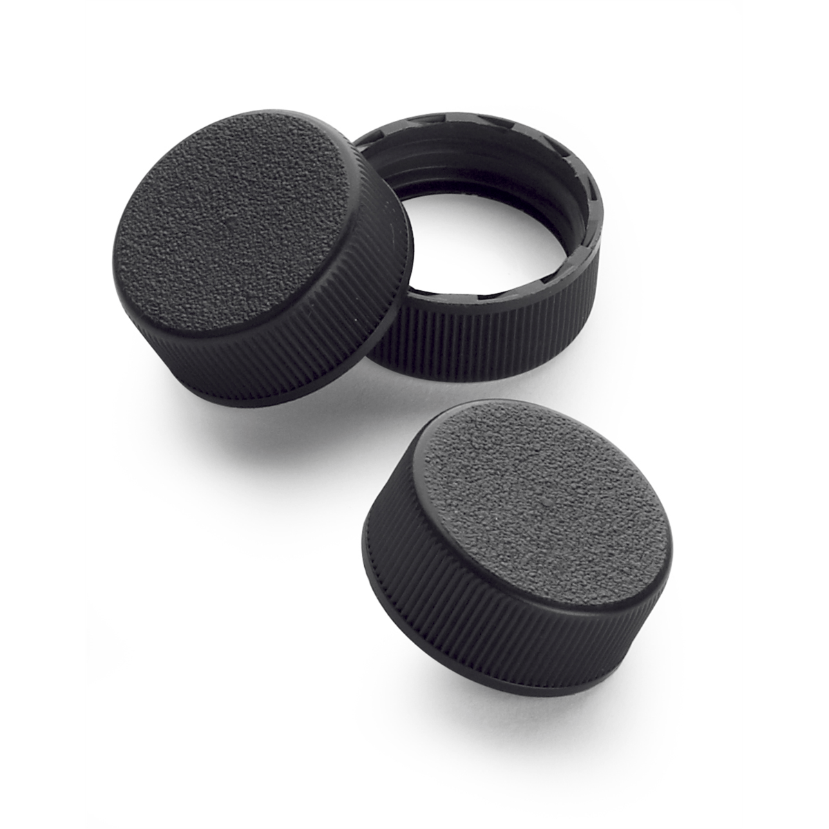 Hach Black Cap, PP 22-400, TFE/RBR, 12/pk, 2401812
