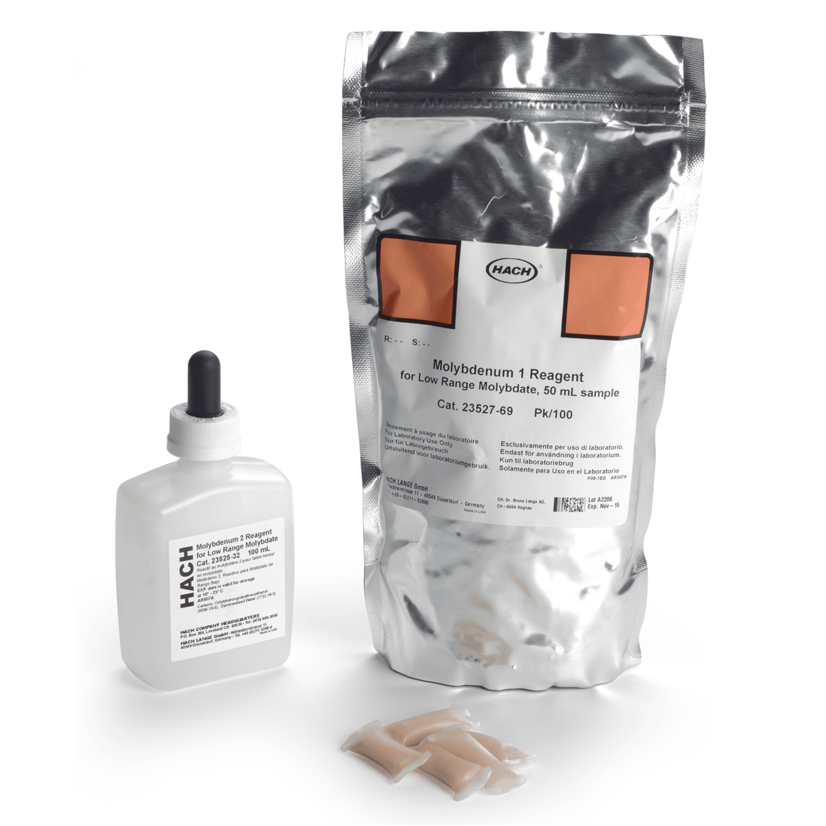Hach Molybdenum Reagent Set, LR, 50 mL, 2440200