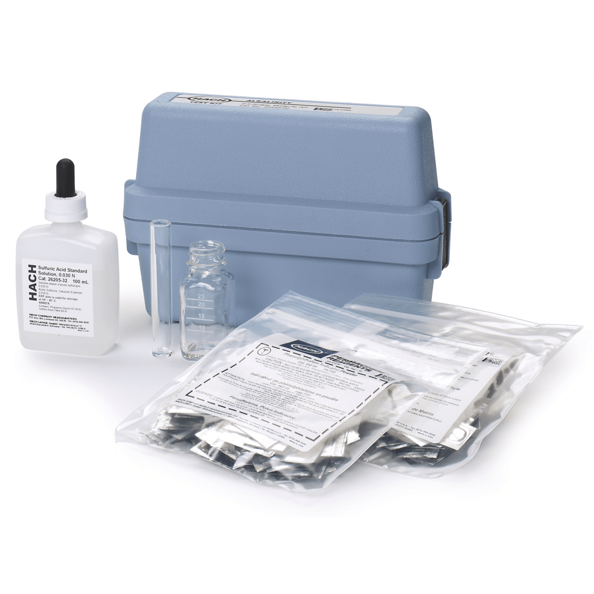 Hach Alkalinity Test Kit, Model AL-AP, gpg, 2444300
