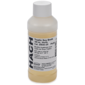 Hach Tryptic Soy Broth Bottles, 100 mL, 25/pk, 2564325
