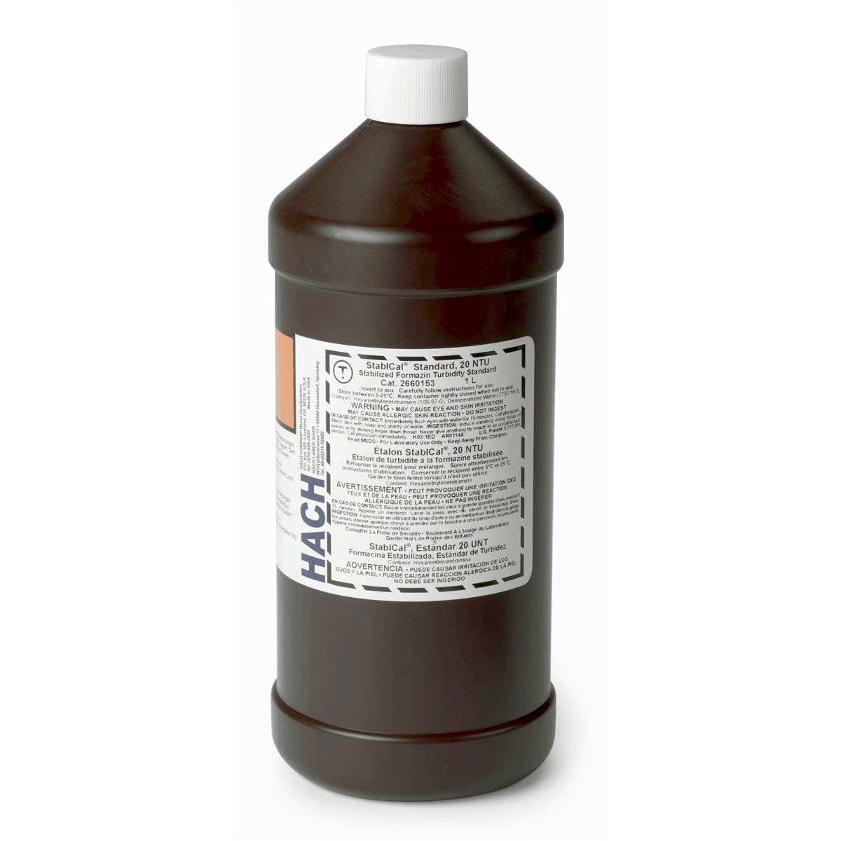 Hach Stablcal® Turbidity Standard, 20.0 NTU, Bottle (1 L), 2660153